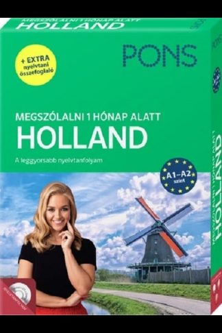 Nyelvkönyv - PONS Megszólalni 1 hónap alatt - Holland - (online letölthető hanganyag + extra nyelvtani összefoglaló)