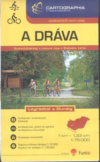 Térkép - A Dráva - szabadidőtérkép 1:75 000 /Szabadidő-sorozat