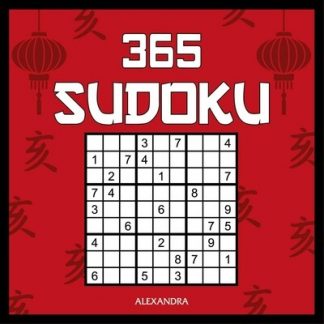 Rejtvénykönyv - 365 Sudoku (piros)