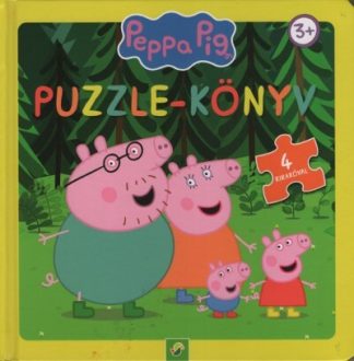 Puzzle-Könyv - Peppa Malac: Puzzle-könyv - 4 kirakóval (sárga)